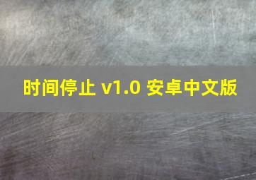 时间停止 v1.0 安卓中文版